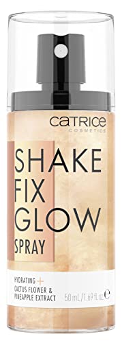 Catrice | Shake Fix Ragyogás Spray | Készletek Smink Hidratálja a Bőrt | Készült Kaktusz Virág, Ananász