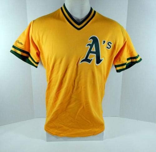 1980-as évek végén Oakland Athletics 49 Játék Használt Arany Jersey gyakorlást DP04728 - Játék Használt