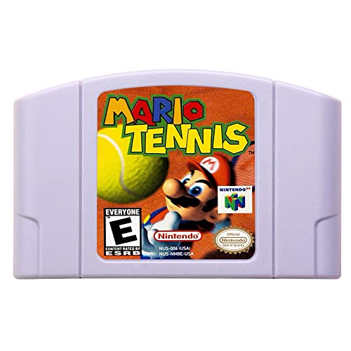 Új N64 Játékok Patron Mario Tennis MINKET NTSC Verzió Az N64 Konzol Játék Kártya