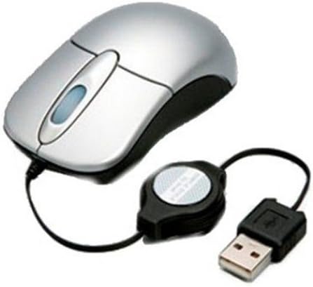 iBUFFALO MS30SV Arvel USB Optikai Kábel Tekercs Egér Ezüst
