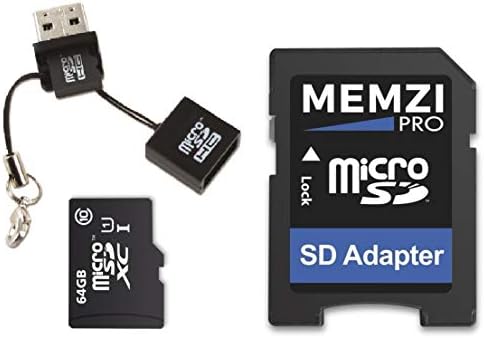 MEMZI PRO 64 gb-os Memória Kártya Kompatibilis/Dolgozik a Samsung Galaxy A90 5G, A70, A60, A50, A40, a30-as,