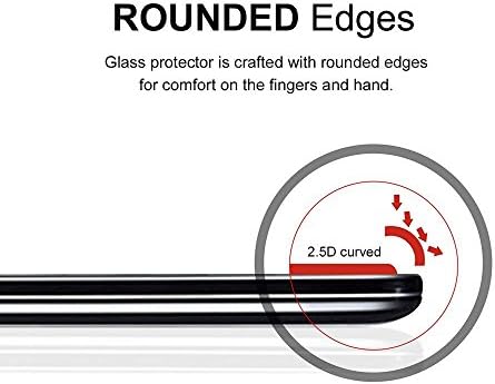 (2 Csomag) Supershieldz Tervezett LG K10 Edzett Üveg kijelző Védő fólia, (Teljes Képernyő Lefedettség)