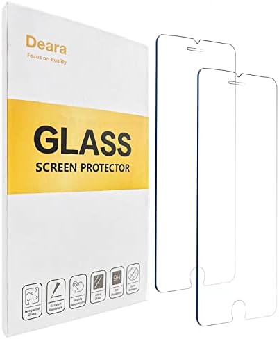 Deara Üveg kijelző Védő fólia iPhone 8/7/6/6/SE 3 (2022) 3. Generációs/SE 2 (2020), 2. [4.7 Inch] 2 Csomag