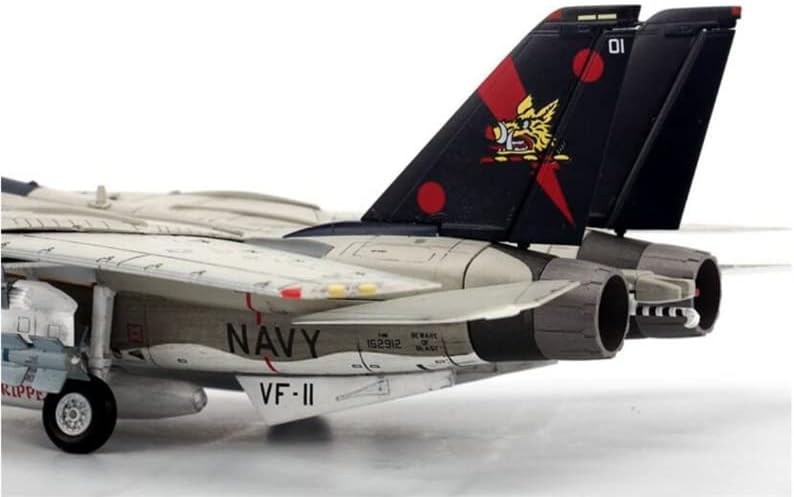 JC Szárnyak amerikai Haditengerészet F-14B Tomcat VF-11 Vörös Ripper 1980-2005 Kösz A Fuvart 1/72 FRÖCCSÖNTÖTT
