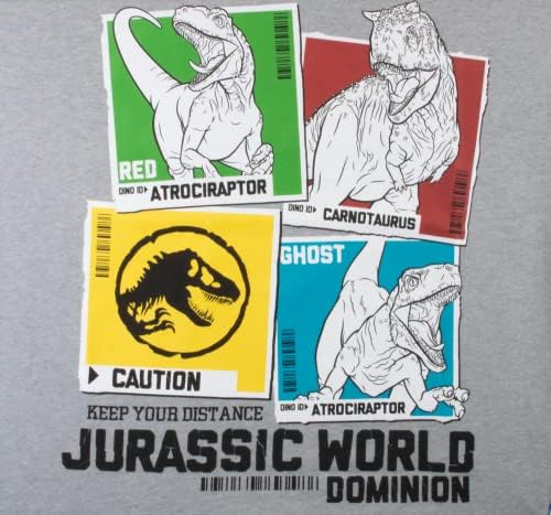 Jurassic Világ Dominium Kardigán, T-Shirt Combo 2-Pack-Fiúk, Fiúk, Kapucnis Pulcsi, Póló Csomag Szett