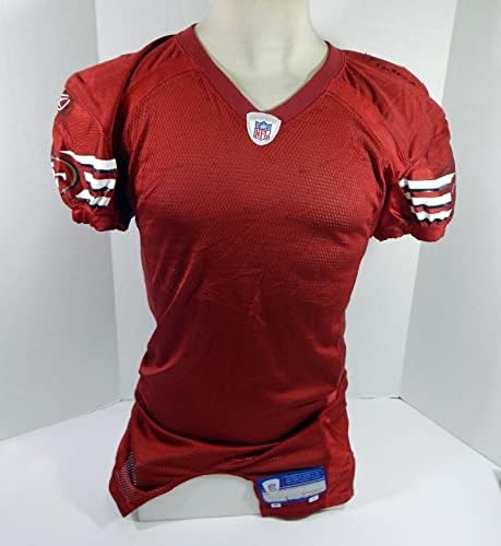 2004-ben a San Francisco 49ers Üres Játék Kiadott Piros Mez 42 DP34704 - Aláíratlan NFL Játék Használt