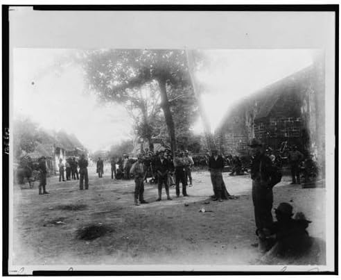 HistoricalFindings Fotó: Általános Henry Ware Lawton,Katonák,Las Pinas,Luzon,Fülöp-Szigeteki Amerikai