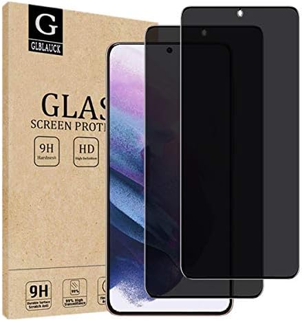 [2-Csomagok] GLBLAUCK Adatvédelmi képernyővédő fólia Galaxy S21 Plusz 5G, Anti-Spy 9H Keménységű Edzett