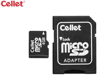 Cellet MicroSD 4GB Memória Kártya HTC Touch Dual Telefon SD Adapter.