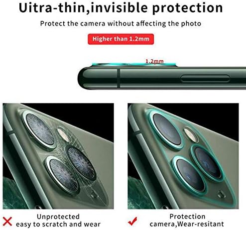 Anjusok Kamera Védő Lencse képernyővédő fólia Kompatibilis iPhone 11 Pro Karcolásálló Vékony, Edzett Üveg