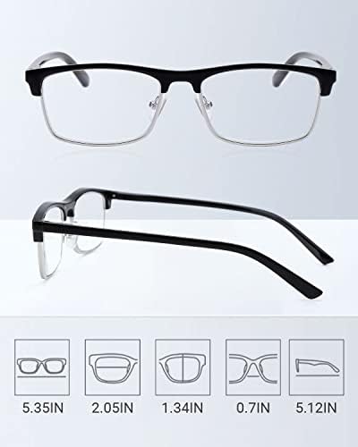 TERAISE 4-Csomag-Frissítés Olvasó Szemüveg Ultrakönnyű Olvasó Anti-kék Szemüveg