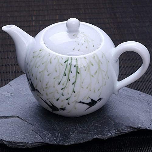 Vízforraló kancsó Kancsó Kerámia Teáskanna Tea Set_Ceramic Teáskanna, Kézzel Festett Egyetlen Pot Teás