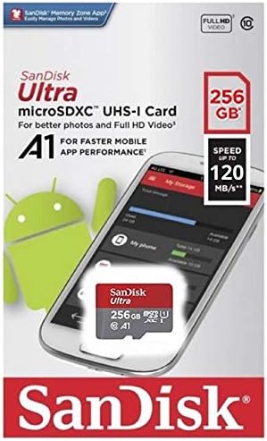 SanDisk 256 gb-os SDXC-Micro Ultra Memóriakártya Működik a Samsung Galaxy S10, S10+, S10e Telefon Class