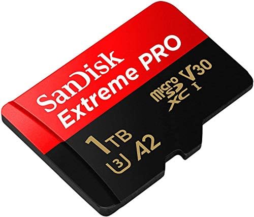 SanDisk 1 tb-os Extreme Pro MicroSD Kártya Adapterrel Működik GoPro Hero 9, Hős 8, Max 360 - U3 V30 4K