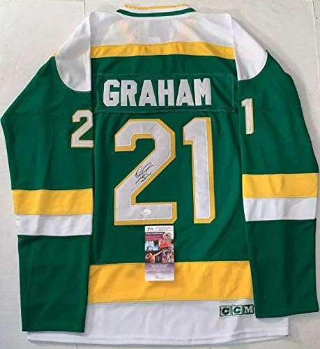 Dirk Graham aláírt Minnesota North Stars jersey dedikált SZÖVETSÉG - Dedikált NHL-Mezek