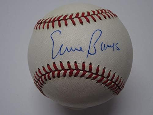 Ernie Bankok Chicago Cubs aláírt aláírt Hivatalos ONL Baseball SZÖVETSÉG - Dedikált Baseball