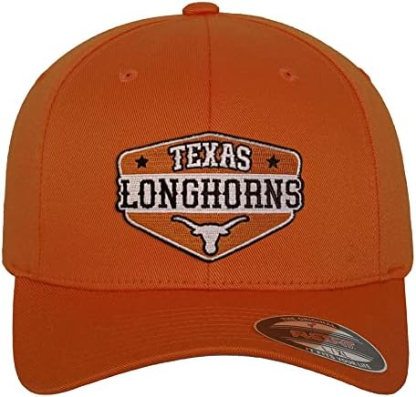 A Texasi egyetem Hivatalosan Engedélyezett Texas Longhorns Javítás Flexfit Baseball Sapka