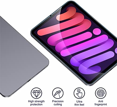 doeboe képernyővédő fólia iPad Mini 6 (8.3 inch, 2021), 2 Csomag Edzett Üveg 9H Keménység Védő Új iPad