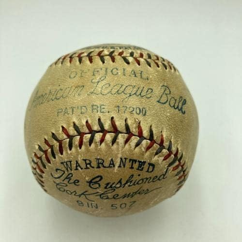 Babe Ruth & Lou Gehrig Kettős Aláírt Hivatalos Amerikai profi Baseball-Liga SZÖVETSÉG COA - Dedikált Baseball