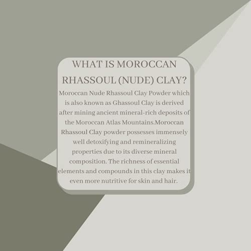 misha Marokkói Rhassoul (meztelen) Clay Por, 100g (3.5.oz.) | Ghassoul Agyag a haj, bőr | Arc-álarc, maszk,