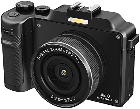 Vlogging 4K Kamera Digitális Kamerák 48MP Kamera a Fotózás a szöveg a 18x. pont Digitális Zoom, Autofókusz