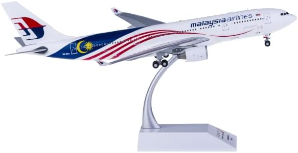 JC Szárnyak Malajziai Légitársaság Airbus A330-200 9M-MTX 1/400 FRÖCCSÖNTÖTT Repülőgép Előre épített Modell