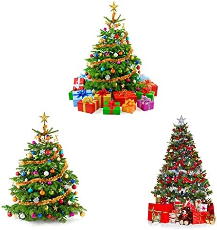 NOROUOV Többszínű Mini Csillogó Labdát Miniatűr Rusztikus Karácsonyi Díszek 24 Pack Készlet 8 Színes karácsonyfa