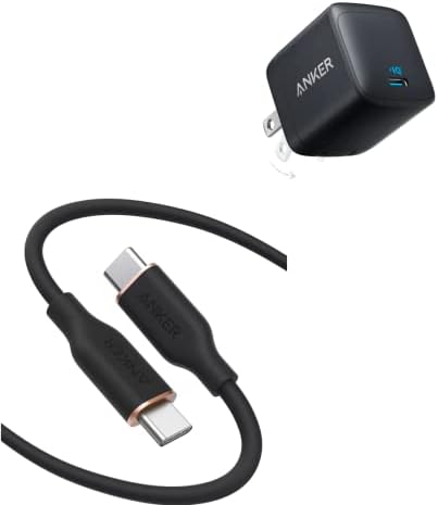 Anker USB-C-USB-C Kábel, 643 Kábel 100W 6ft, USB 2.0 C Típusú Töltő Kábel gyorstöltés & 45W USB-C Szuper