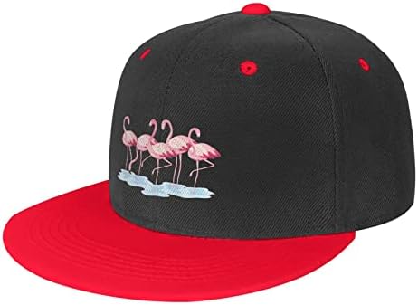 Flamingo Punk Hip-Hop Baseball Sapka, Állítható Snapback Sapka, Gyermek, fiú, Lány, Sapkák Lapos Karimájú