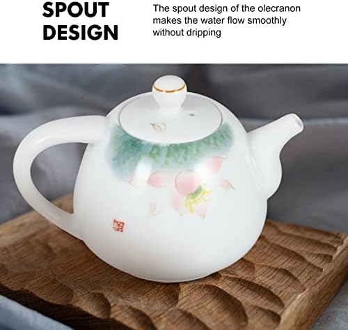 HEMOTON Kávéfőző Tűzhely Kerámia Kancsó Kávé, Tea Kettle: Porcelán Teáskanna Retro Kínai Teaware Tűzhely