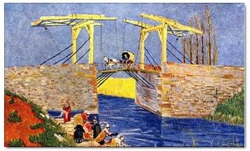 A Langlois Híd Arles a Nők Mosás Által Vincent Van Gogh Mágnes