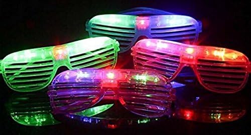 itisyours Villogó LED világít Réselt Kioldó Napszemüveg Árnyalatok Party kellék Táska Töltőanyagok