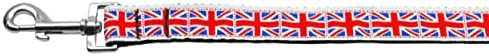 Délibáb Pet Termékek Csempézett Union Jack BRIT Zászló Nylon Szalag Gallér, a Háziállat, a Kis