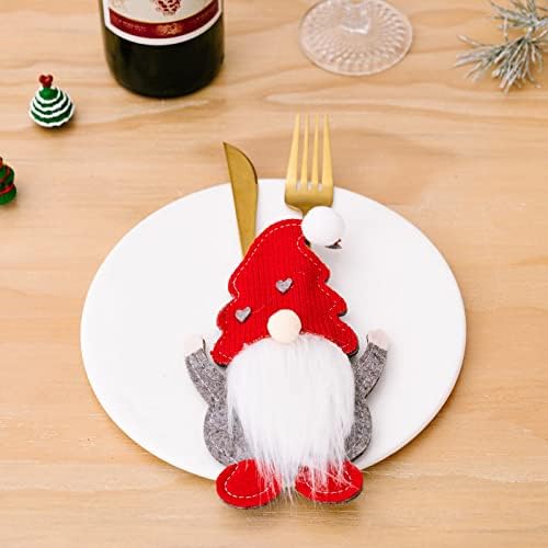 Karácsonyi Mini Villa Evőeszköz Táska asztali Dekoráció Dekoráció Készlet Fél Vacsora Event Horizon Póló