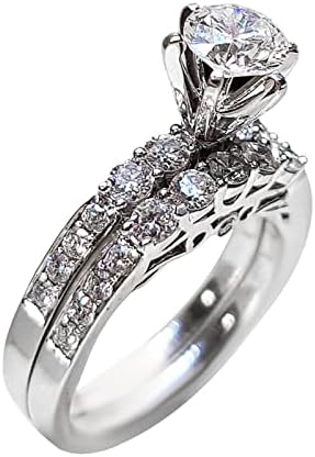 Esküvő & Eljegyzési Gyűrűk Valentin Gyűrű Gyémánt Fény Rózsa Gyűrű Halmozott Kreatív -kle Női Viselet
