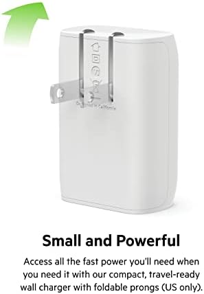 Belkin 30W USB-C Fali Töltő Gyors Töltés Apple iPhone & Samsung Galaxy Sorozat