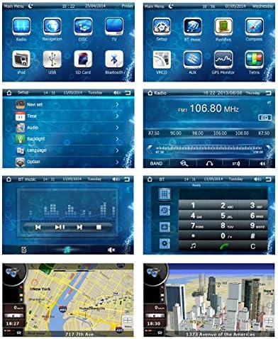 BlueLotus 7 DVD GPS Navigációs Ford Fusion/Explorer 06-09/Mustang 05-09/F150/F250/F350/F450 08-10/Fókusz