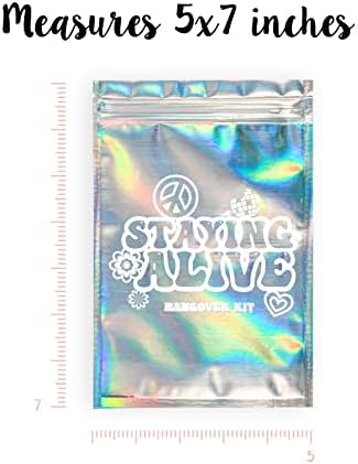 Stayin' alive Lánybúcsú Másnaposság Készletek (10 Pack) | Utolsó Disco Másnaposság Kit Táskák | Leánybúcsú