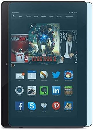Puccy 2 Csomag Anti Kék Fény, a Képernyő Védő Fólia, kompatibilis az Kindle Fire HDX 7.0 TPU Őr （ Nem