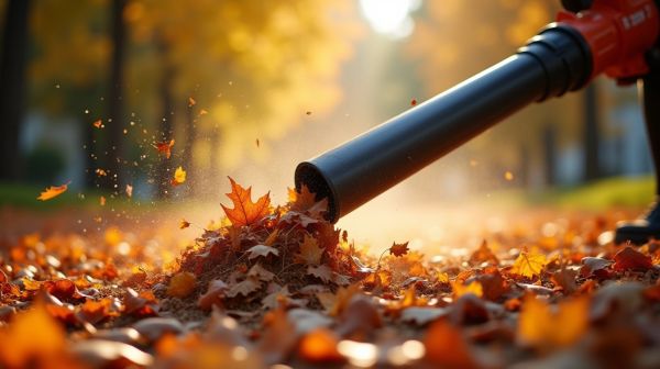 Faites face aux feuilles mortes avec un souffleur à batterie efficace